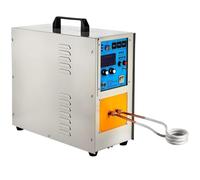 High Frequency Induction Furnace - 15kW 30-100kHz Induction Heater for Gold, Silver, and Copper - Ideal for Industrial Equipment