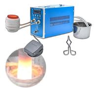 High-Frequency Induction Heater Kit - Flameless Metal Melting Furnace with Digital Display, Overcurrent & Overvoltage Protection, Easy Operations for Efficient Melting (3000w)