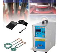 High Frequency Induction Heating Furnace 15kW 30-100kHz 220V for Smelting Gold, Silver, and Copper