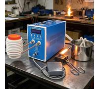 High Frequency Induction Heating Machine for Metal Smelting & Quenching, 6000W Strong Temperature Rise, Ideal for Annealing and Metalworking
