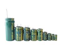 High Frequency Low Aluminum Capacitor 100V330UF 13X21 5PCS Capacitance Meters