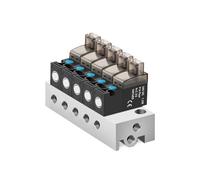 High frequency miniature solenoid valve 10mm air valve 30Hz two-position three-way control valve 24V12V6V vacuum valve Stations(L-7 Stations 4mm,DC6V)