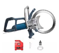 High Frequency Ring Saw Wall Cutting Machine, Electric Wall Grooving Cutter, Fast 2-Meter Cutting in 3 Minutes, 90° No-Dead-Angle Design, 40cm Cutting Depth for Granite, Concrete, and Stone