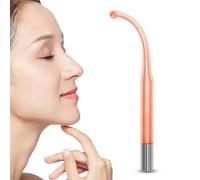 High Frequency Wand Electrode Glass Tube 3 Colours 7 Shape Portable High Frequency Device Replacement Parts Beauty Parts Elitzia ETJX006RS (Reb Spot Wand)