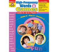 High-Frequency Words Center Games, Level D: Centuers for Up to 6 Players, Grades 2-3