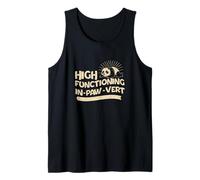 High Functioning in-Paw-Vert Funny Panda A Giant Panda Lover Tank Top