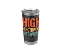 High Functioning Introvert Stainless Steel Insulated Tumbler