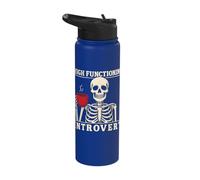 High Functioning Introvert Stainless Steel Insulated Water Bottle