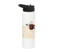 High Functioning Introvert Stainless Steel Insulated Water Bottle