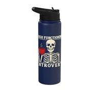 High Functioning Introvert Stainless Steel Insulated Water Bottle