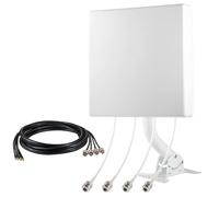 High Gain 4x4 MIMO 5G External Wide-Band Antenna Kit with 20ft Low Loss Cable Signal Booster for 4G LTE 5G Cellular Hotspots, Routers, Gateways, Verizon, AT&T, T-Mobile Home Internet, Eifagur