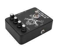 High Gain Distortion Effect Distortion Pedal Guitar Distortion Effect Pedal Multi Pedal Effect 11mA Metal Effects Pedal with LED Flash for Pedal Guitar Accessories Black