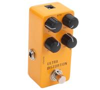 High Gain Distortion Guitar Pedal, Electric Effects Pedals Aluminum Alloy Electric Guitar Distortion Effect Pedal with True Bypass DC9V