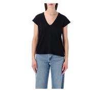 High Gauge Deep V Tee - female - James Perse - T-Shirts - Black - L - Tops L