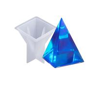 High glarity Pyramid Shape Silicone Mold Epoxy Resin Jewelry Making Reusable Craft Tools Soap Transparent Silicone Pyramid Mold