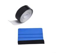 High Gloss Black PVC Vinyl Car Wrap Film Kit for Chrome Trim Delete, DIY Bubble- Decal for Automotive Interior & Exterior Trim, 3(3cm*10m)