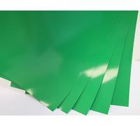 High Gloss Cast Coated 1-Sided Card 250gsm 10 x A4 Sheets 2 Colours to Choose (Christmas Green AM764)