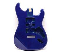 High Gloss Electric Guitar Body Dark Blue Color Ashwood Guitar Barrel Parts Guitar Accessory Guitar body replacement