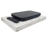 High Gloss Floating Media Shelves Shelf For DVD SKY BOX TV AV Xbox Wall Mounted Kit Unit MDF (WHITE MARBLE)