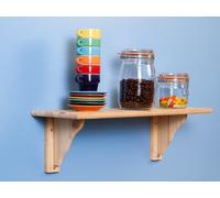 Core Products Pine Shelf TS103 Solid Pine Wood Natural Sanded 3' (890mm)