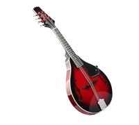 High Gloss Surface Four-string Acoustic Mandolin Basswood Wood National Musical Instrument Mandolin for Student (Color : 04)