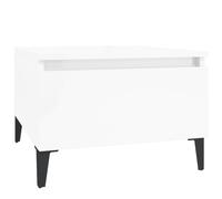 (high gloss white, 1 pcs) vidaXL 1/2x Side Table Engineered Wood End Centre Side Table Multi Colours