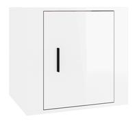 (High gloss white, 1 x Bedside cabinet) vidaXL 1/2x Bedside Cabinet White End Table Indoor Nightstand Telephone Stand