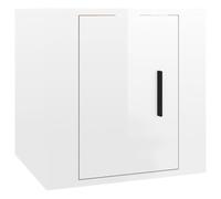 vidaXL Wall Mounted TV Cabinet High Gloss White 40x34,5x40 cm