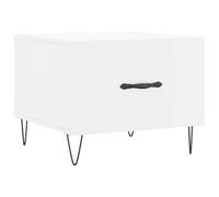 (high gloss white) vidaXL Coffee Table Side Table Sofa Couch Tea Table White Engineered Wood