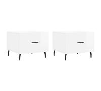 (high gloss white) vidaXL Coffee Table Side Table Sofa Table Telephone Table Engineered Wood
