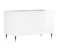 (high gloss white) vidaXL Record Cabinet Record Storage Cabinet Sideboard White Engineered Wood