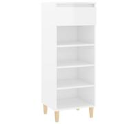 vidaXL Shoe Cabinet White 40x36x105 cm Engineered Wood