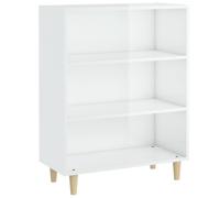 (high gloss white) vidaXL Sideboard Engineered Wood Console Cabinet Home Organiser Multi Colours