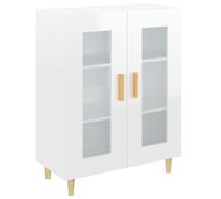 (High gloss white) vidaXL Sideboard Engineered Wood Side Cabinet Home Organiser Multi Colours