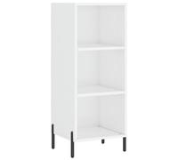 vidaXL Sideboard High Gloss White 34.5x32.5x90 cm Engineered Wood