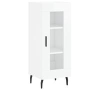 vidaXL Sideboard High Gloss White 34.5x34x90 cm Engineered Wood
