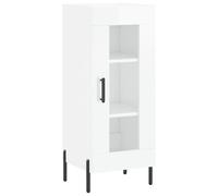 vidaXL Sideboard High Gloss White 34.5x34x90 cm Engineered Wood, White