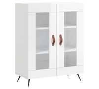(high gloss white) vidaXL Sideboard Storage Cabinet Cupboard Side Cabinet White Engineered Wood