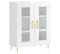 vidaXL Sideboard High Gloss White 69.5x34x90 cm Engineered Wood