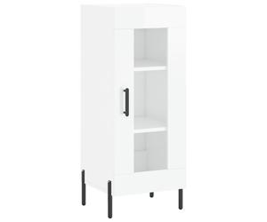 (high gloss white) vidaXL Sideboard Storage Cabinet Cupboard Side Cabinet White Engineered Wood
