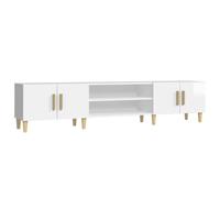 (high gloss white) vidaXL TV Cabinet TV Stand Media Cabinet TV Unit Sideboard Engineered Wood