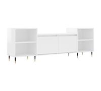 (high gloss white) vidaXL TV Cabinet TV Unit Sideboard TV Stand Media Cabinet Engineered Wood