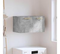 High Gloss White Wall Cabinet 100x36.5x35 cm Engineered Wood Kitchen & Bathroom Sto Cupboard Utili & Larder Cupboard Modern Design Concrete Grey Opt Available
