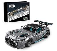 HIGH GODO Racing Car Building Kit for Adults,1:14 MOC Super Sports Car Building Blocks Construction Sets, Buildable Supercar Model for Kids Gift Giving or Collection(1466pcs)