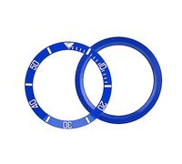 High Grade Ceramic Watch Bezel Insert Loop Exquisite Lightweight Replacement Parts for Watch Enthusiasts (Intermediary) (Blue)