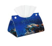 High-grade Faux Leather Tissue Box Cover - Stylish Throw for Coffee Table