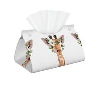 High-grade Faux Leather Tissue Box Cover - Stylish Throw for Coffee Table