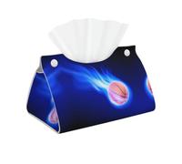 High-grade Faux Leather Tissue Box Cover - Stylish Throw for Coffee Table