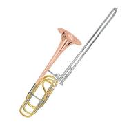 High Grade Gold Brass Bb/F/Eb/D Key Bass Trombone