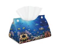 High-grade Long Tissue Box Cover - Premium Faux Leather Throw